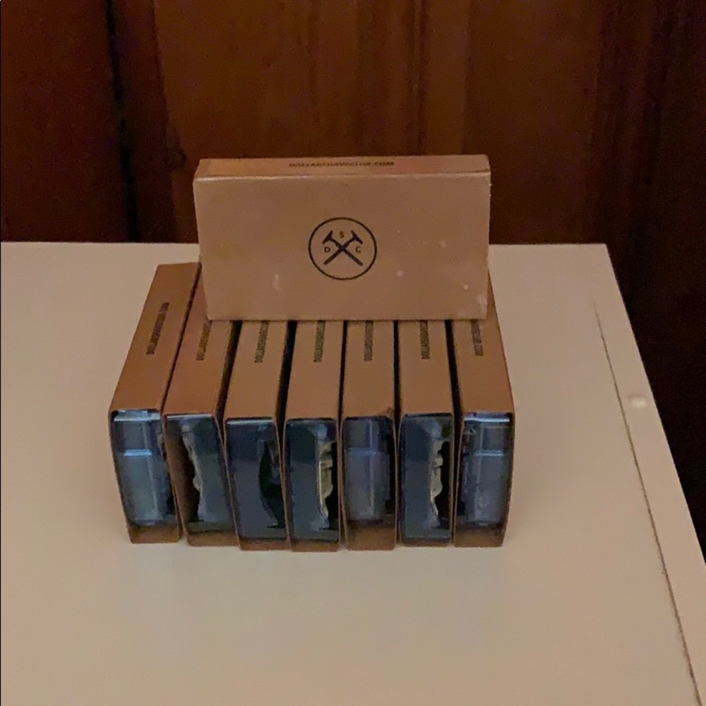 9 sets of razor pack from Dollar Shave club